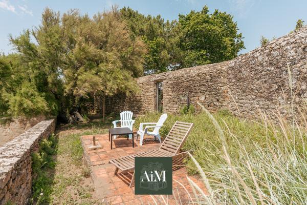 Maison de capitaine vue mer à vendre à Séné – Accès direct à la plage