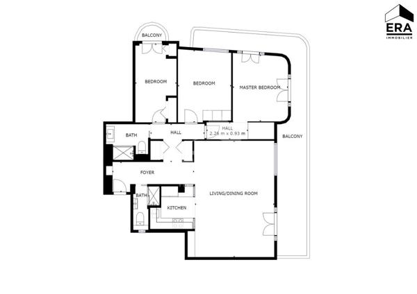 NICE - FLEURS : MAGNIFIQUE 4 PIÈCES DE 88 M² AVEC TERRASSE PLEIN SUD