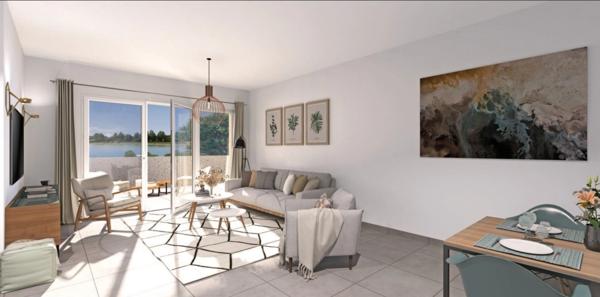 T2 neuf de 45,6 m² avec balcon -MONTEUX (84)