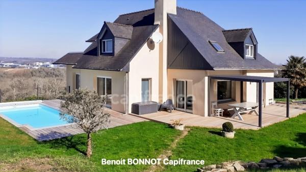 🏡 EXCLUSIVITÉ – Maison d’exception avec vue dégagée, piscine et prestations haut de gamme à Quimper