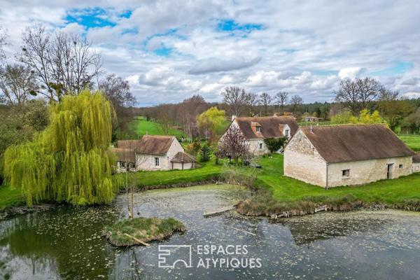 Ancien moulin et dépendances champêtres