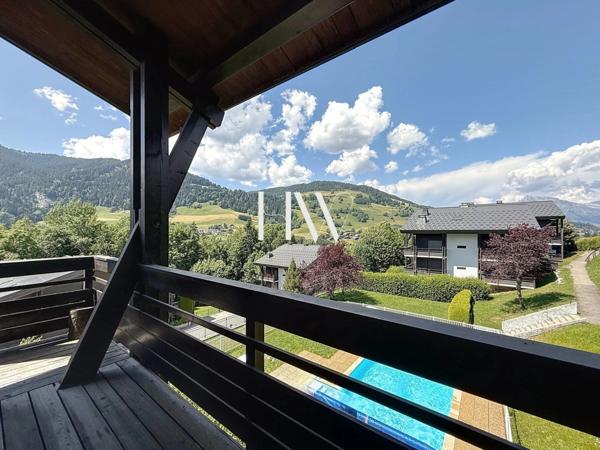 **Megève – Rochebrune : Appartement 3 pièces avec mezzanine, vue exceptionnelle**