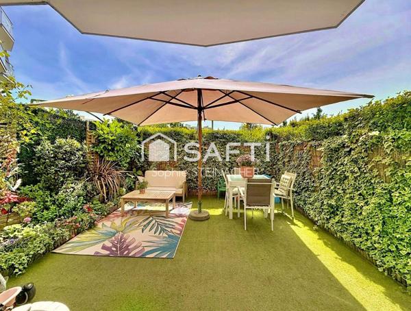 Appartement 3 chambres avec jardin, box, parking