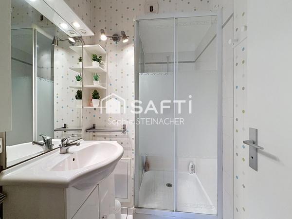 Appartement 3 chambres avec jardin, box, parking
