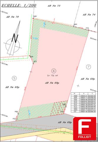 A VENDRE Terrain Viabilisé Saint Samson LOT 6 - 751m²