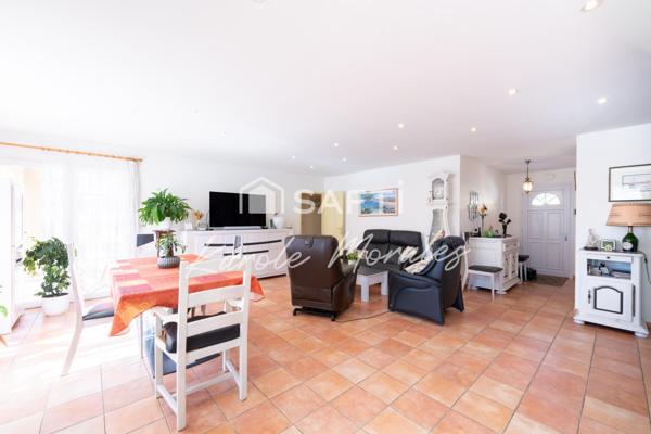 LATOUR BAS ELNE ( 66 ), BELLE VILLA, 3 FACES PLAIN PIED, GARAGE ET PISCINE