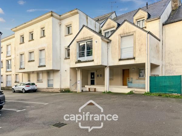 À vendre – Appartement T2 de 37 m² – Centre-ville de Pontivy – Vue Blavet