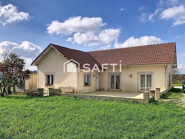 Maison individuelle d'environ 130 m² sur un terrain de 19 ares