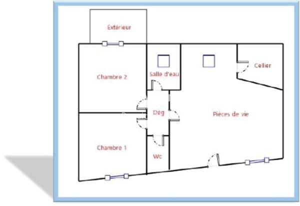 Maison à LES SABLES-D'OLONNE, 85340 - 3 pièces 61m²