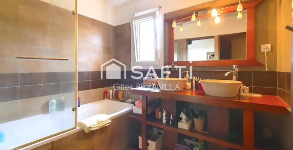 Maison 4 p 3 ch  jardin panorama garage