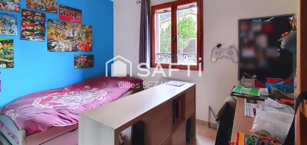 Maison 4 p 3 ch  jardin panorama garage