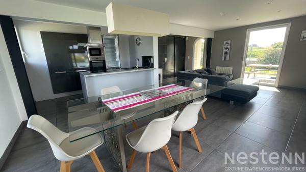 Saint Pierre Quiberon - Appartement rénové de plain-pied aperçu mer, plages de la baie à pied