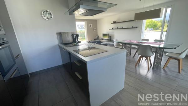 Saint Pierre Quiberon - Appartement rénové de plain-pied aperçu mer, plages de la baie à pied