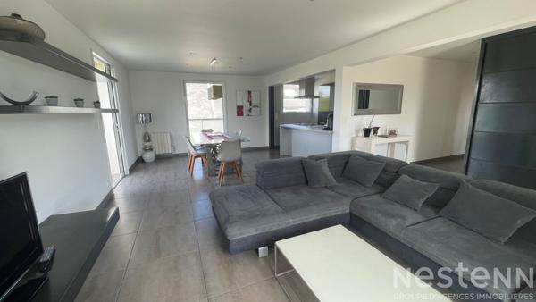 Saint Pierre Quiberon - Appartement rénové de plain-pied aperçu mer, plages de la baie à pied