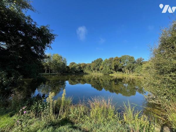 Terrain de loisir avec plan d'eau