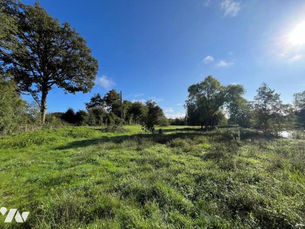 Terrain de loisir avec plan d'eau
