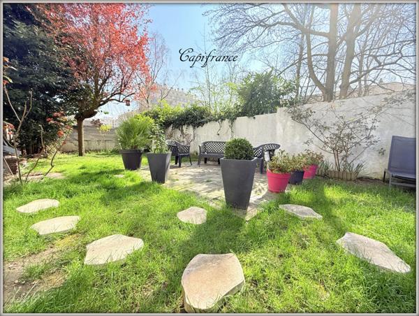 Appartement à vendre 3 pièces 69 m² avec jardin de 110 m² sans aucun vis-à-vis ! parking + cave