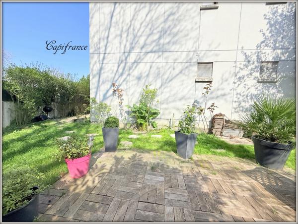 Appartement à vendre 3 pièces 69 m² avec jardin de 110 m² sans aucun vis-à-vis ! parking + cave