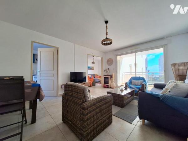 Canet Sud - Appartement avec terrasse et garage