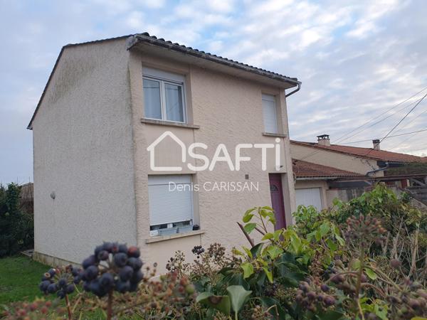 Maison individuelle 4 pièces + garage + jardin