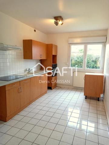 Maison individuelle 4 pièces + garage + jardin