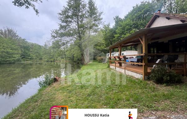 Havre de paix avec étang de loisirs proche Aubigny-sur-Nère