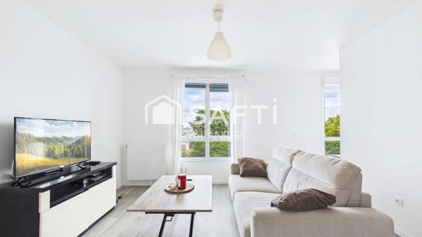 Appartement T2, 42 m²,  2ème étage avec ascenseur