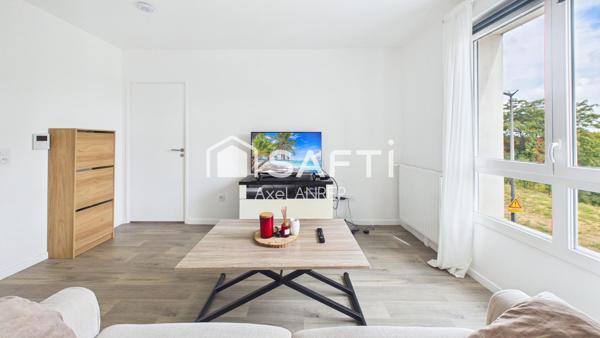 Appartement T2, 42 m²,  2ème étage avec ascenseur