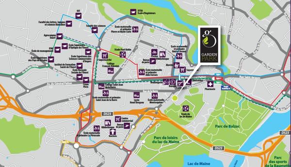 LOCATION ANGERS GARDEN PARK II 002,  
Angers 49000