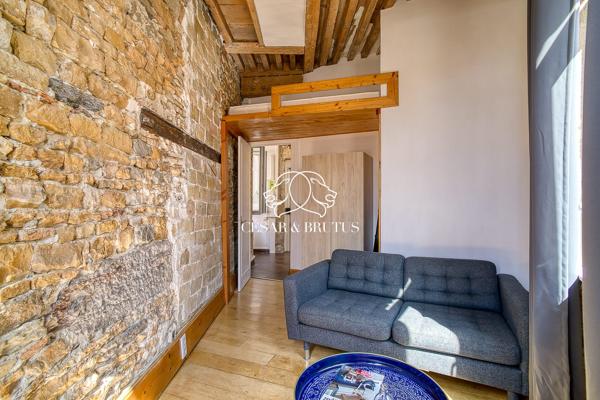 T2 de 31 m² avec cachet & vue panoramique – Lyon 1er Opéra