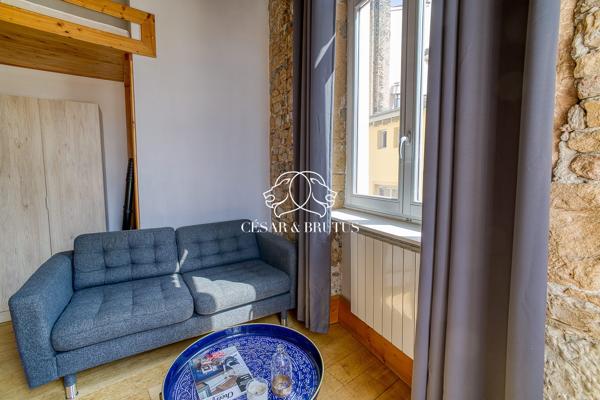T2 de 31 m² avec cachet & vue panoramique – Lyon 1er Opéra