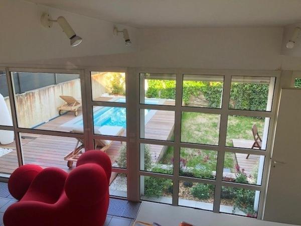 BORDEAUX CAUDERAN, Maison d'architecte bordelais de renom, 3 chambres, piscine, garage, grand sous-sol