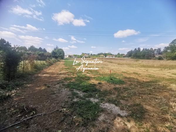 TERRAIN CONSTRUCTIBLE 1035M² SUR PRES DE 3000M² DE PARCELLE
