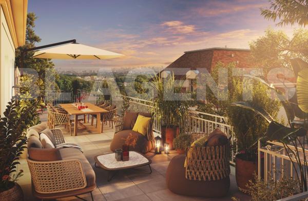 T4 Duplex neuf 88,31 m² exposé Sud – Balcon 6,46 m² 