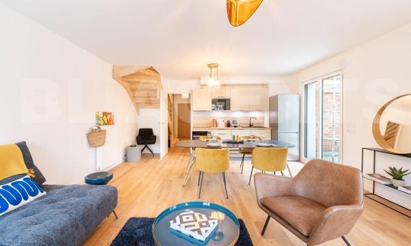 T4 Duplex neuf 88,31 m² exposé Sud – Balcon 6,46 m² 