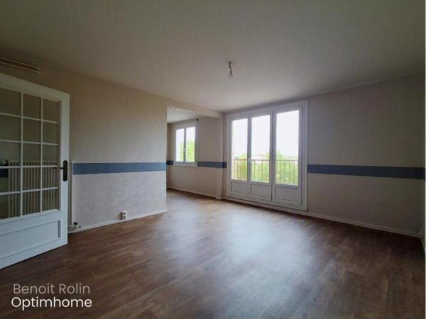 Appartement F4 de 73 m² avec garage de 22 m²+Cave – Lumineux, parfaitement entretenu et proche du centre-ville