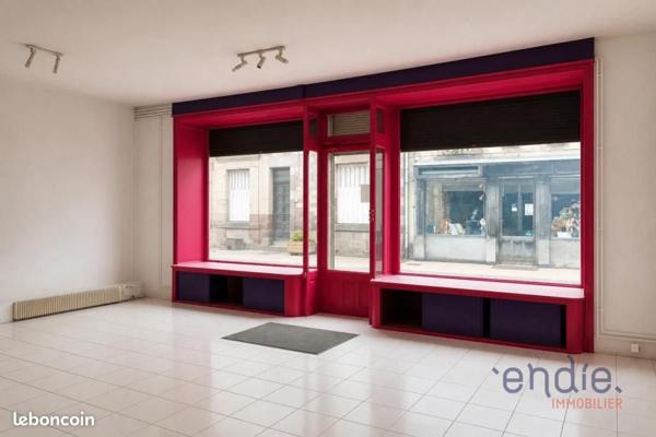 Immeuble de caractére avec local commercial et appartement avec fort potentiel