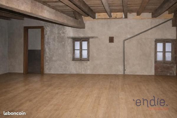 Immeuble de caractére avec local commercial et appartement avec fort potentiel