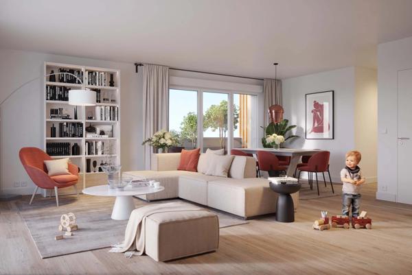 **Quartier Mare au Clerc **Le Havre**Bel appartement T3 avec balcon et parking