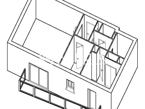 Location Appartement 2 pièces 53.87 m² - 27BIS,RUE CROIX PASQUIER Tours 37100