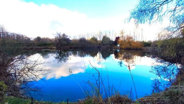 Terrain de 4 445,00 m² avec étang à MEZIERES SUR OISE (02)