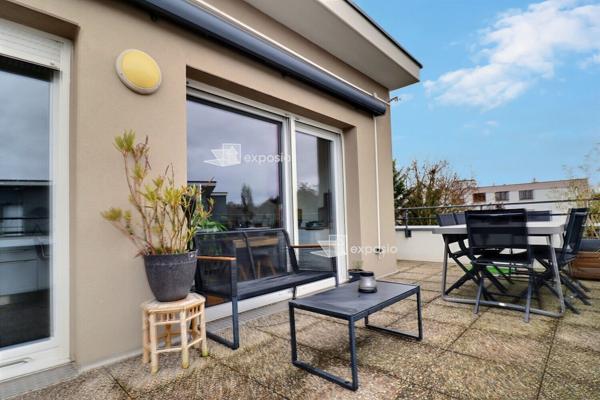 ATTIQUE de 2016 A FEGERSHEIM AVEC TERRASSE DE 25M2 3 CHAMBRES