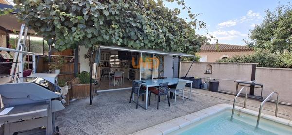 maison 140m2, pool housse garage piscine
