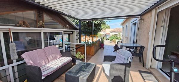 maison 140m2, pool housse garage piscine