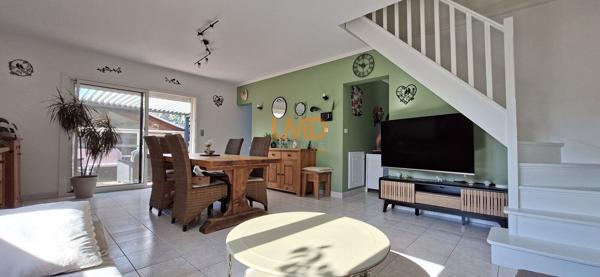 maison 140m2, pool housse garage piscine