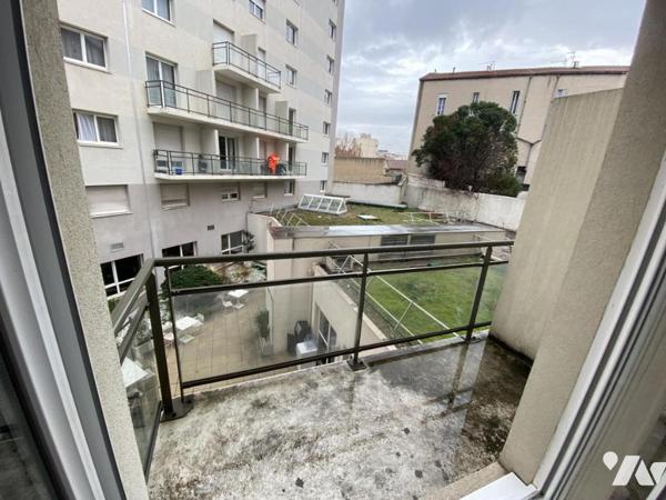 Studio tout équipé avec balcon en résidence services