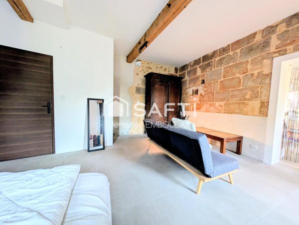 Maison en pierre rénovée avec charme et modernité – 180 m² – Haut Langoiran