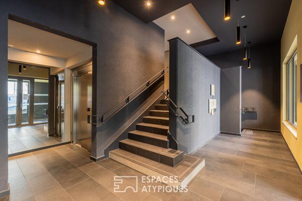 Dernier étage avec terrasses et vue dégagée