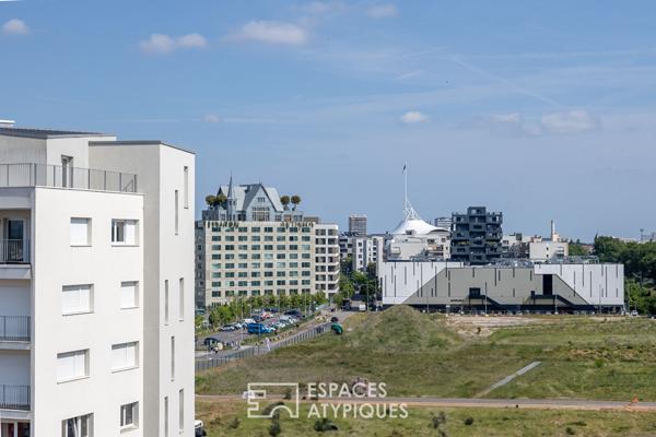 Dernier étage avec terrasses et vue dégagée