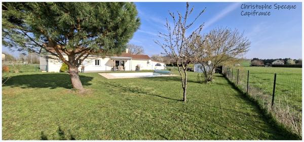 Maison de plain-pied, piscine à vendre secteur de RANDAN (63)